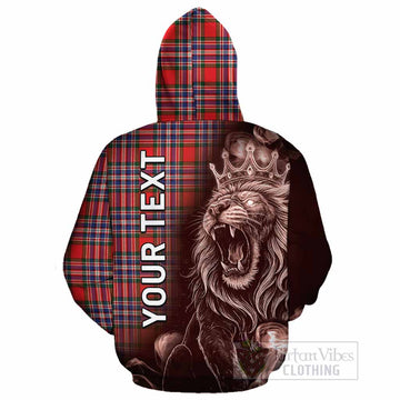 MacFarlane (McFarlane) Tartan Cotton Hoodie Roaring Lion Heritage