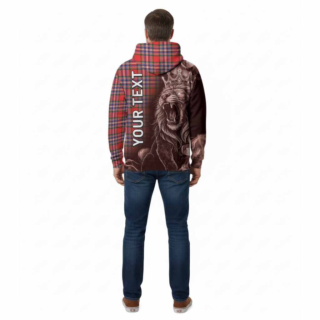 MacFarlane (McFarlane) Tartan Cotton Hoodie Roaring Lion Heritage