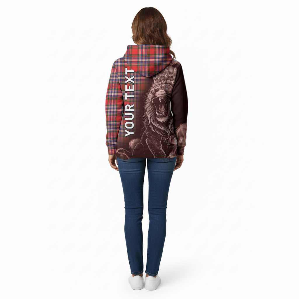MacFarlane (McFarlane) Tartan Cotton Hoodie Roaring Lion Heritage