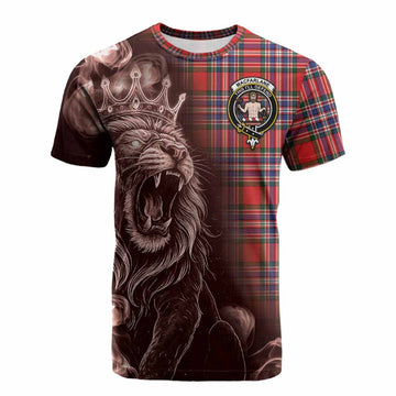 MacFarlane (McFarlane) Tartan Cotton T-shirt Roaring Lion Heritage