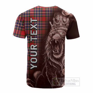 MacFarlane (McFarlane) Tartan Cotton T-shirt Roaring Lion Heritage