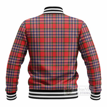 MacFarlane (McFarlane) Tartan Crest Baseball Jacket Ferocious Lion Style