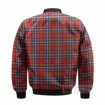 MacFarlane (McFarlane) Tartan Crest Bomber Jacket Ferocious Lion Style