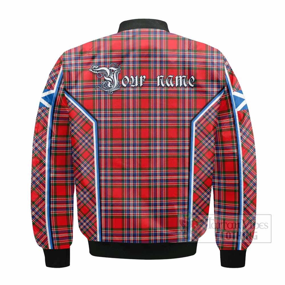 MacFarlane (McFarlane) Tartan Crest Bomber Jacket Scotland Coat of Arm Flag Style - Tartan Vibes Clothing