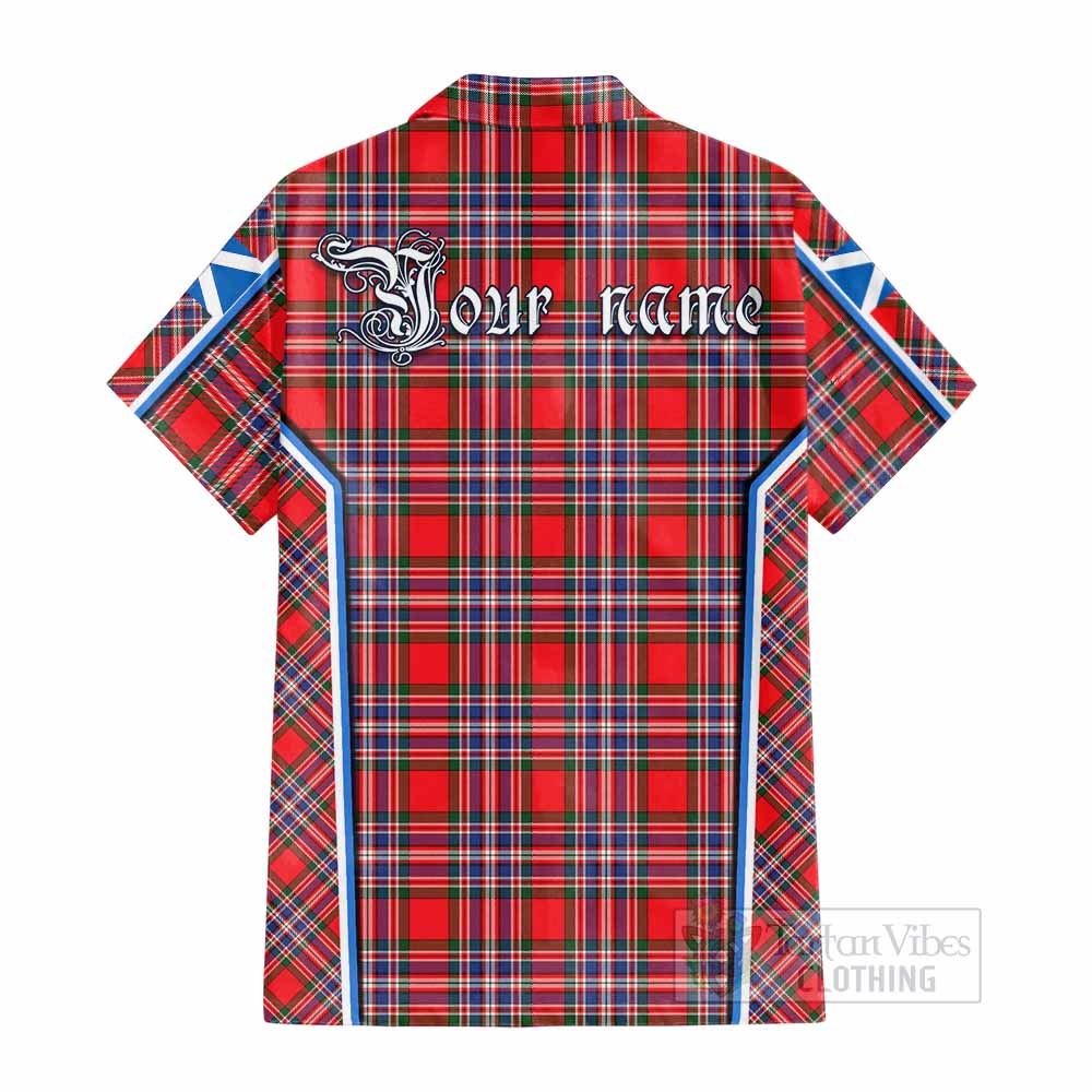 MacFarlane (McFarlane) Tartan Crest Cotton Hawaiian Shirt Scotland Coat of Arm Flag Style - Tartan Vibes Clothing