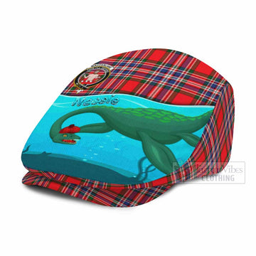 MacFarlane (McFarlane) Tartan Crest Flat Cap, Jeff Cap Nessie Under Water