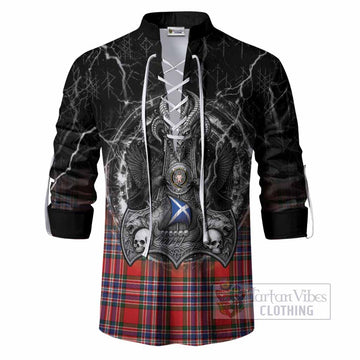 MacFarlane (McFarlane) Tartan Crest Ghillie Shirt Celtic Odin's Raven Legacy