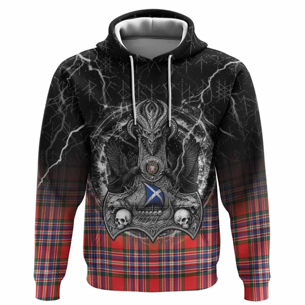 MacFarlane (McFarlane) Tartan Crest Hoodie Celtic Odin's Raven Legacy