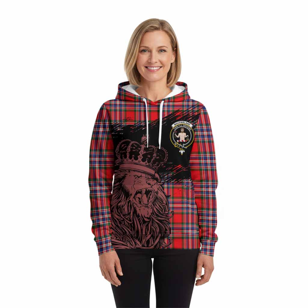 MacFarlane (McFarlane) Tartan Crest Hoodie Crowned Lion Heritage Style