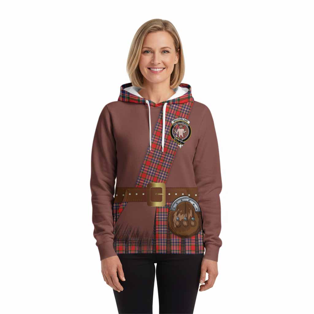 MacFarlane (McFarlane) Tartan Crest Hoodie Kilt Costume Style