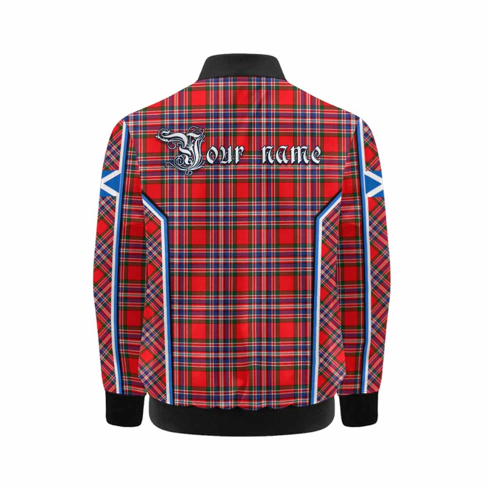 MacFarlane (McFarlane) Tartan Crest Kid Bomber Jacket Scotland Coat of Arm Flag Style - Tartan Vibes Clothing