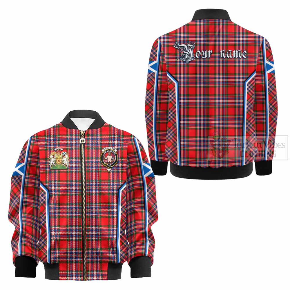 MacFarlane (McFarlane) Tartan Crest Kid Bomber Jacket Scotland Coat of Arm Flag Style - Tartan Vibes Clothing