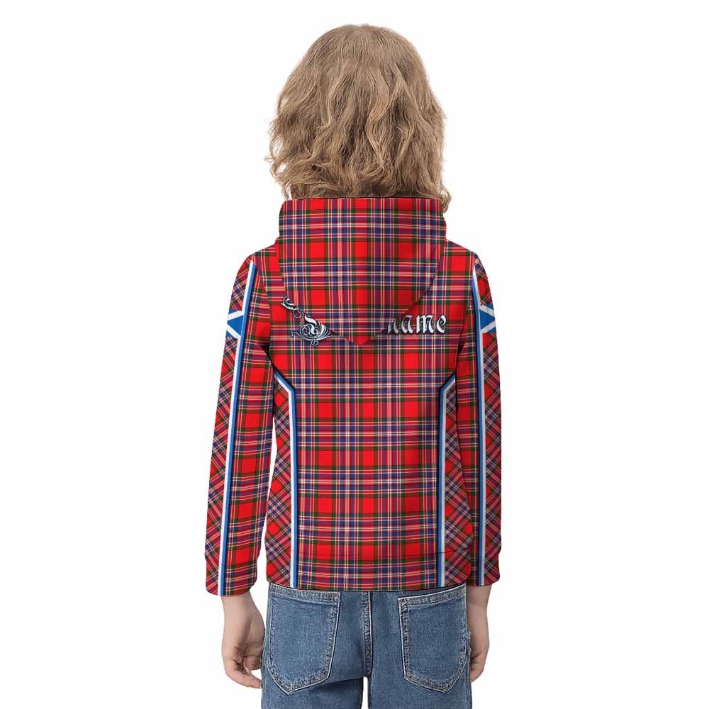 MacFarlane (McFarlane) Tartan Crest Kid Hoodie Scotland Coat of Arm Flag Style - Tartan Vibes Clothing