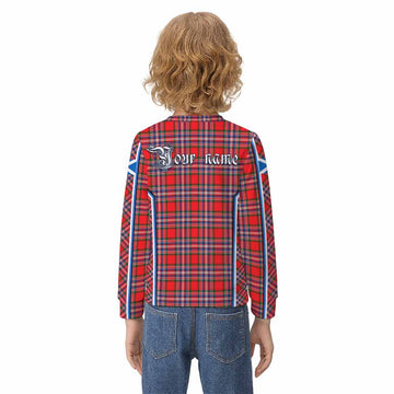 MacFarlane (McFarlane) Tartan Crest Kid Knitted Sweatshirt Scotland Coat of Arm Flag Style - Tartan Vibes Clothing