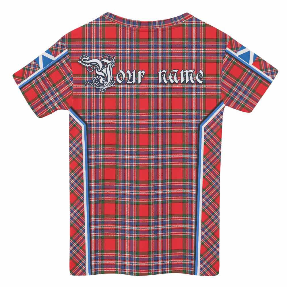 MacFarlane (McFarlane) Tartan Crest Kid T-shirt Scotland Coat of Arm Flag Style - Tartan Vibes Clothing