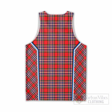 MacFarlane (McFarlane) Tartan Crest Men Tank Top Scotland Coat of Arm Flag Style