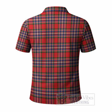 MacFarlane (McFarlane) Tartan Crest Polo Shirt Ferocious Lion Style