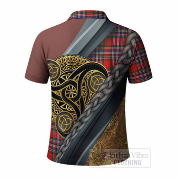 MacFarlane (McFarlane) Tartan Crest Polo Shirt Scottish Triskele Celtic