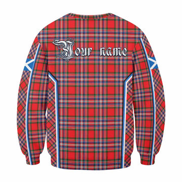 MacFarlane (McFarlane) Tartan Crest Sweatshirt Scotland Coat of Arm Flag Style - Tartan Vibes Clothing
