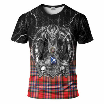 MacFarlane (McFarlane) Tartan Crest T-Shirt Celtic Odin's Raven Legacy