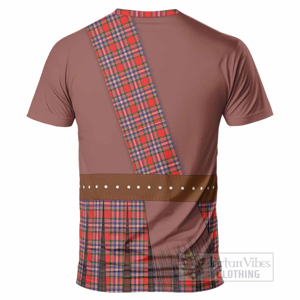 MacFarlane (McFarlane) Tartan Crest T-Shirt Kilt Costume Style