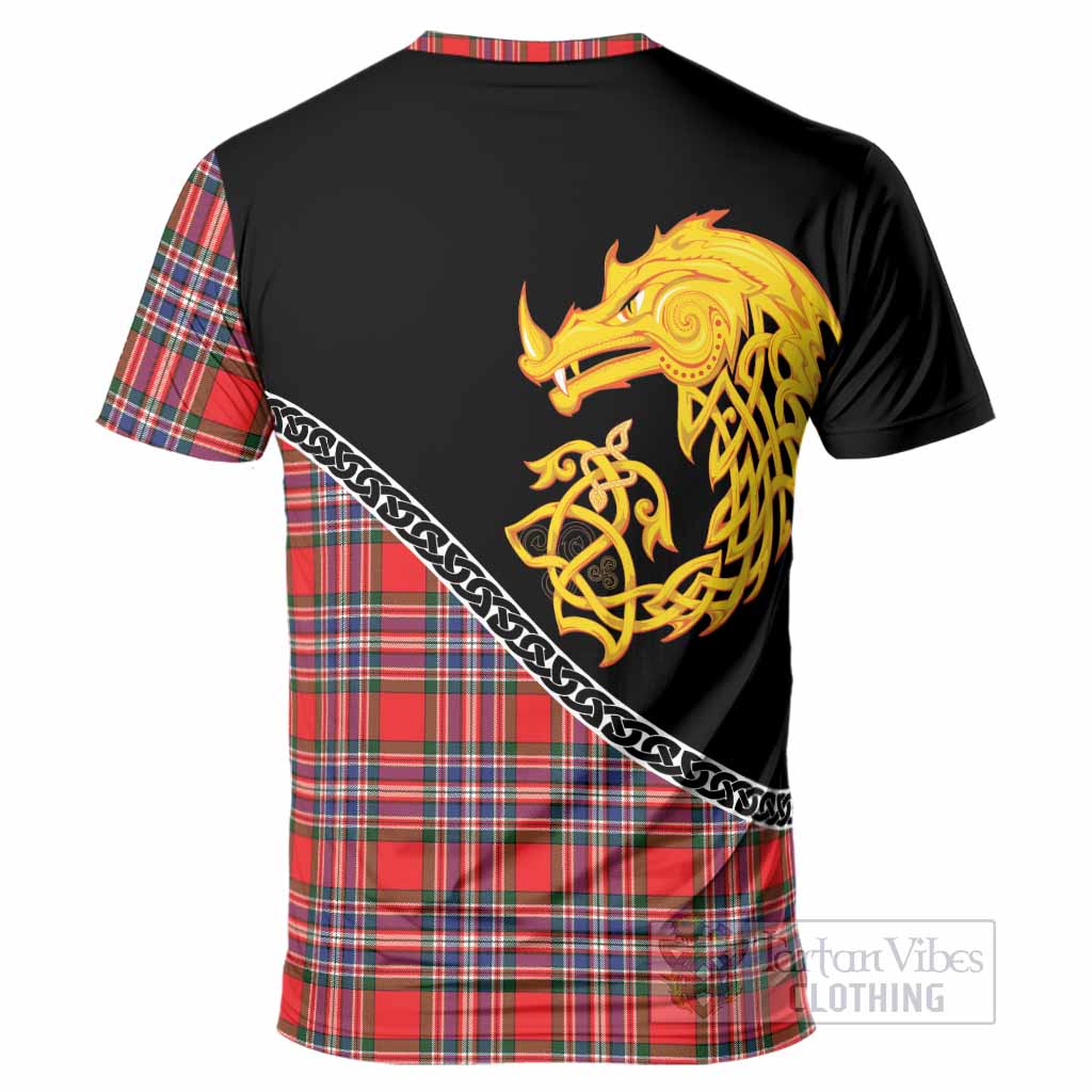 MacFarlane (McFarlane) Tartan Crest T-Shirt Legendary Dragon Knot Half Style