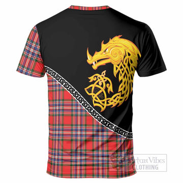 MacFarlane (McFarlane) Tartan Crest T-Shirt Legendary Dragon Knot Half Style