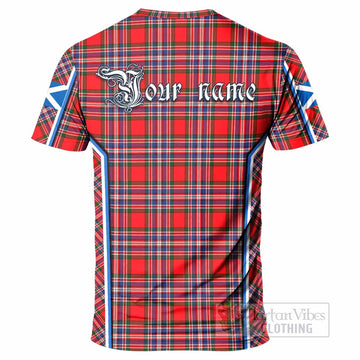 MacFarlane (McFarlane) Tartan Crest T-shirt Scotland Coat of Arm Flag Style - Tartan Vibes Clothing
