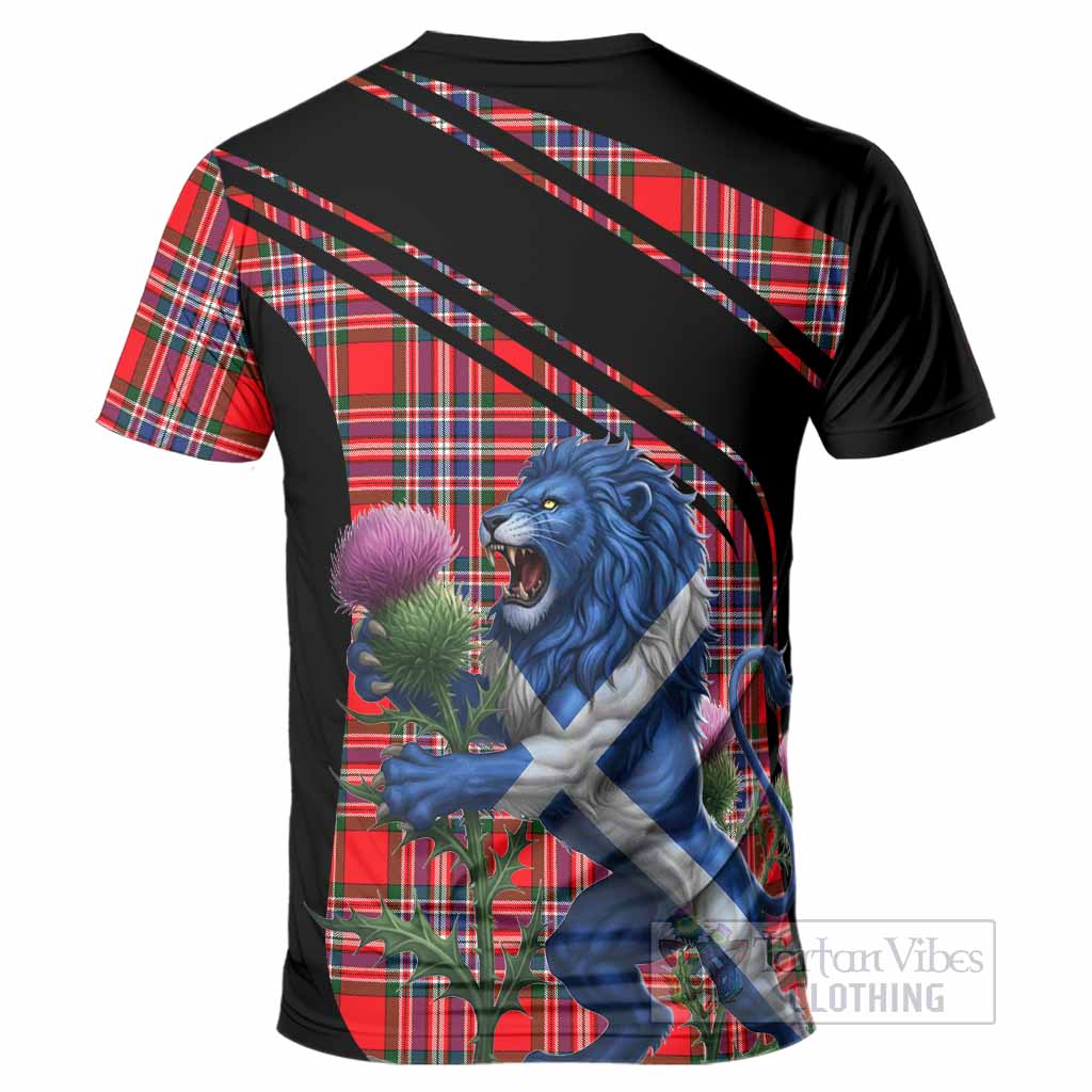 MacFarlane (McFarlane) Tartan Crest T-Shirt Scottish Lion Rampant Thistle