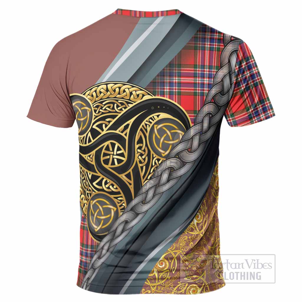 MacFarlane (McFarlane) Tartan Crest T-Shirt Scottish Triskele Celtic
