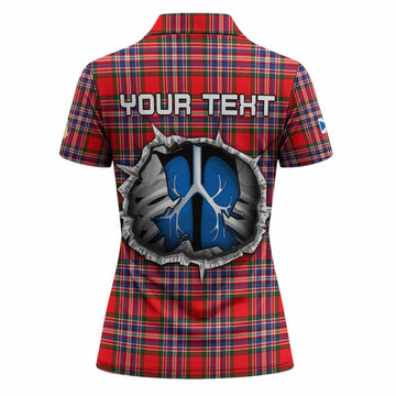 MacFarlane (McFarlane) Tartan Crest Women Polo Shirt Scotland In My Veins