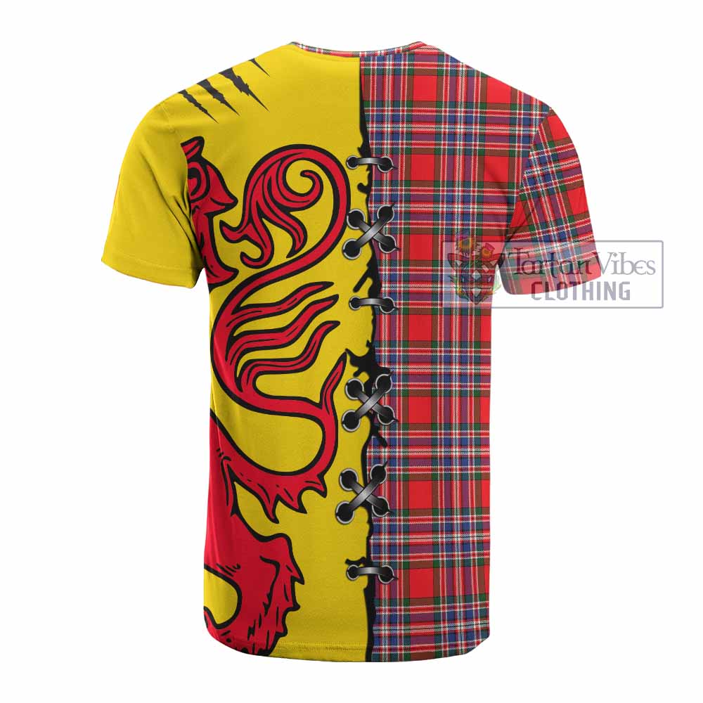 MacFarlane (McFarlane) Tartan Family Crest Cotton T-shirt Lion Rampant Honor - Tartan Vibes Clothing