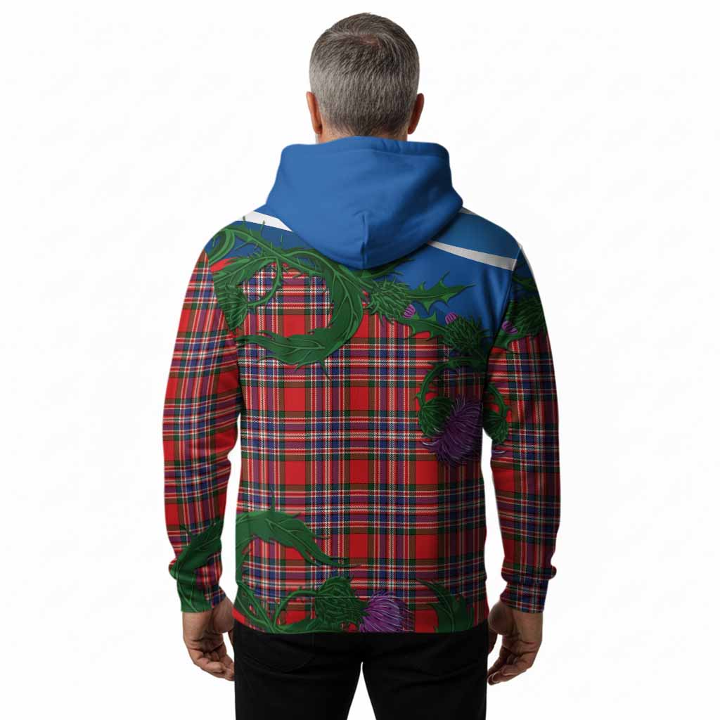 MacFarlane (McFarlane) Tartan Family Crest Hoodie Thistle in Minimalism