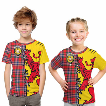 MacFarlane (McFarlane) Tartan Family Crest Kid T-shirt Lion Rampant Honor