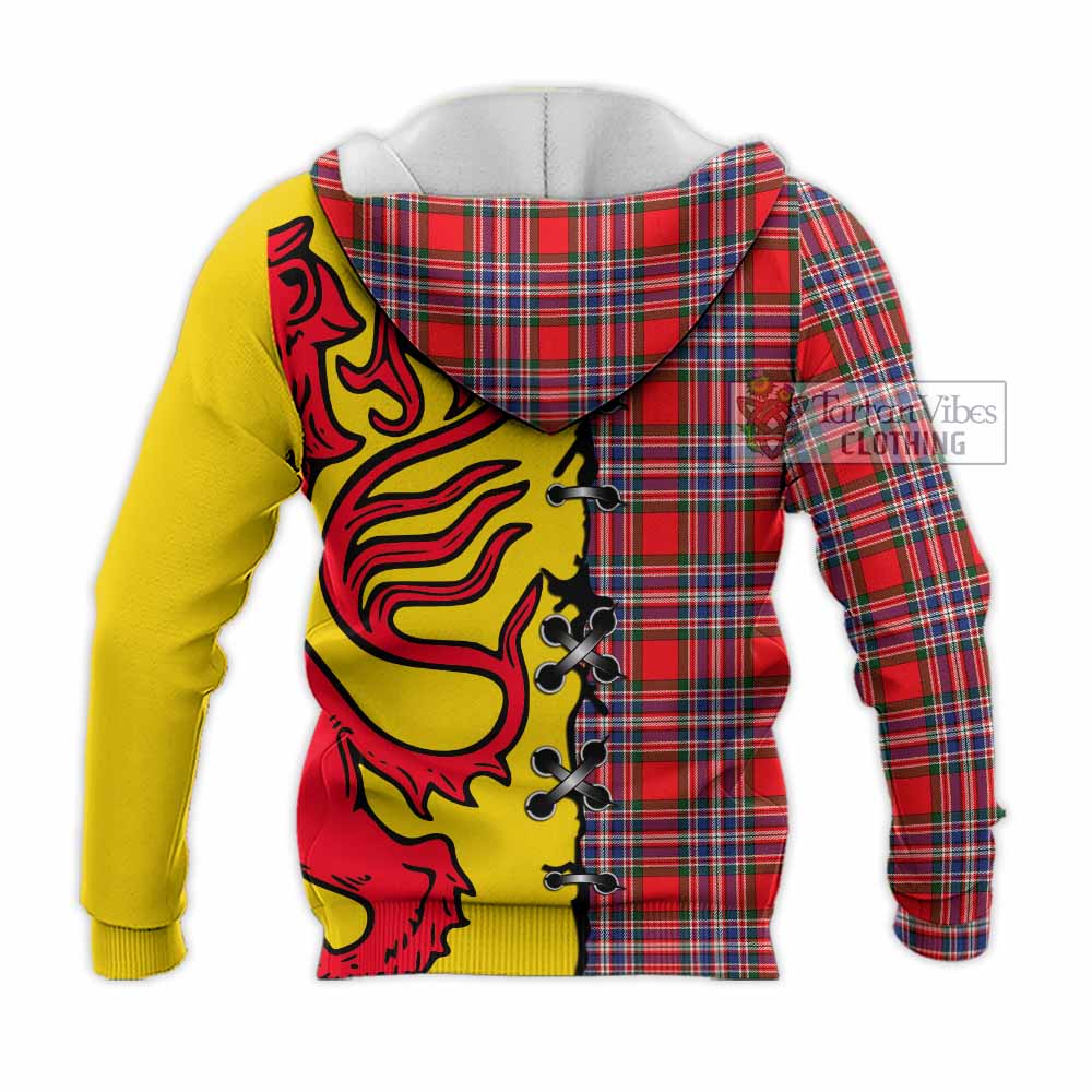 MacFarlane (McFarlane) Tartan Family Crest Knitted Hoodie Lion Rampant Honor - Tartan Vibes Clothing