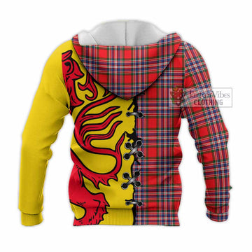 MacFarlane (McFarlane) Tartan Family Crest Knitted Hoodie Lion Rampant Honor