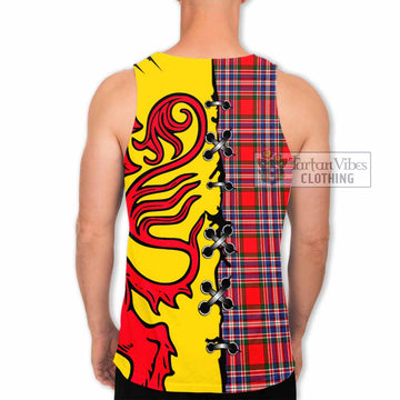 MacFarlane (McFarlane) Tartan Family Crest Men Tank Top Lion Rampant Honor