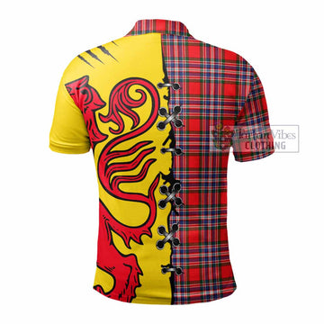 MacFarlane (McFarlane) Tartan Family Crest Polo Shirt Lion Rampant Honor