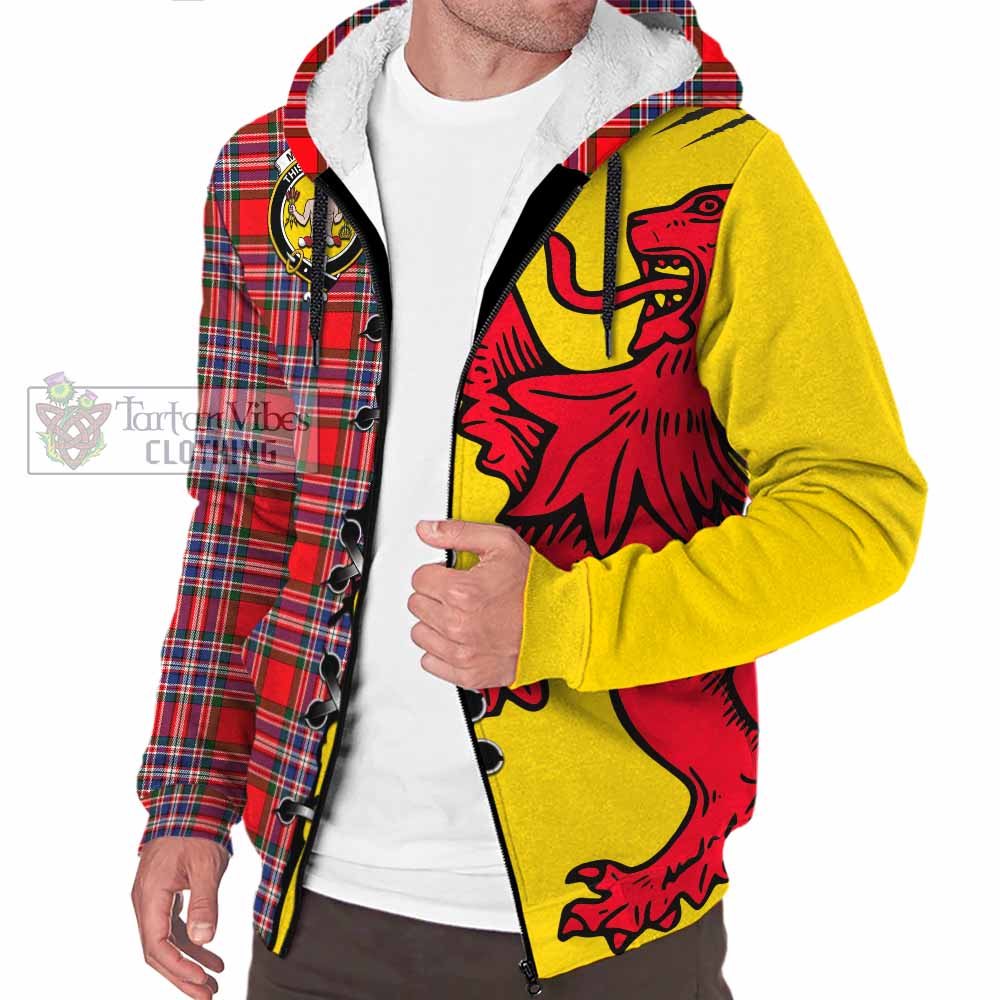 MacFarlane (McFarlane) Tartan Family Crest Sherpa Hoodie Lion Rampant Honor - Tartan Vibes Clothing