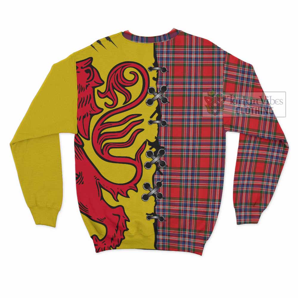 MacFarlane (McFarlane) Tartan Family Crest Sweatshirt Lion Rampant Honor - Tartan Vibes Clothing