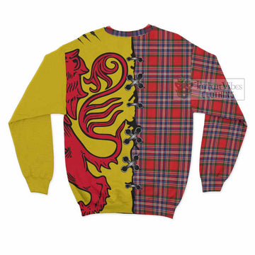 MacFarlane (McFarlane) Tartan Family Crest Sweatshirt Lion Rampant Honor - Tartan Vibes Clothing