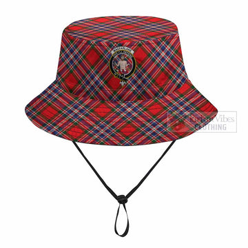MacFarlane (McFarlane) Tartan Fishing Hat with Family Crest