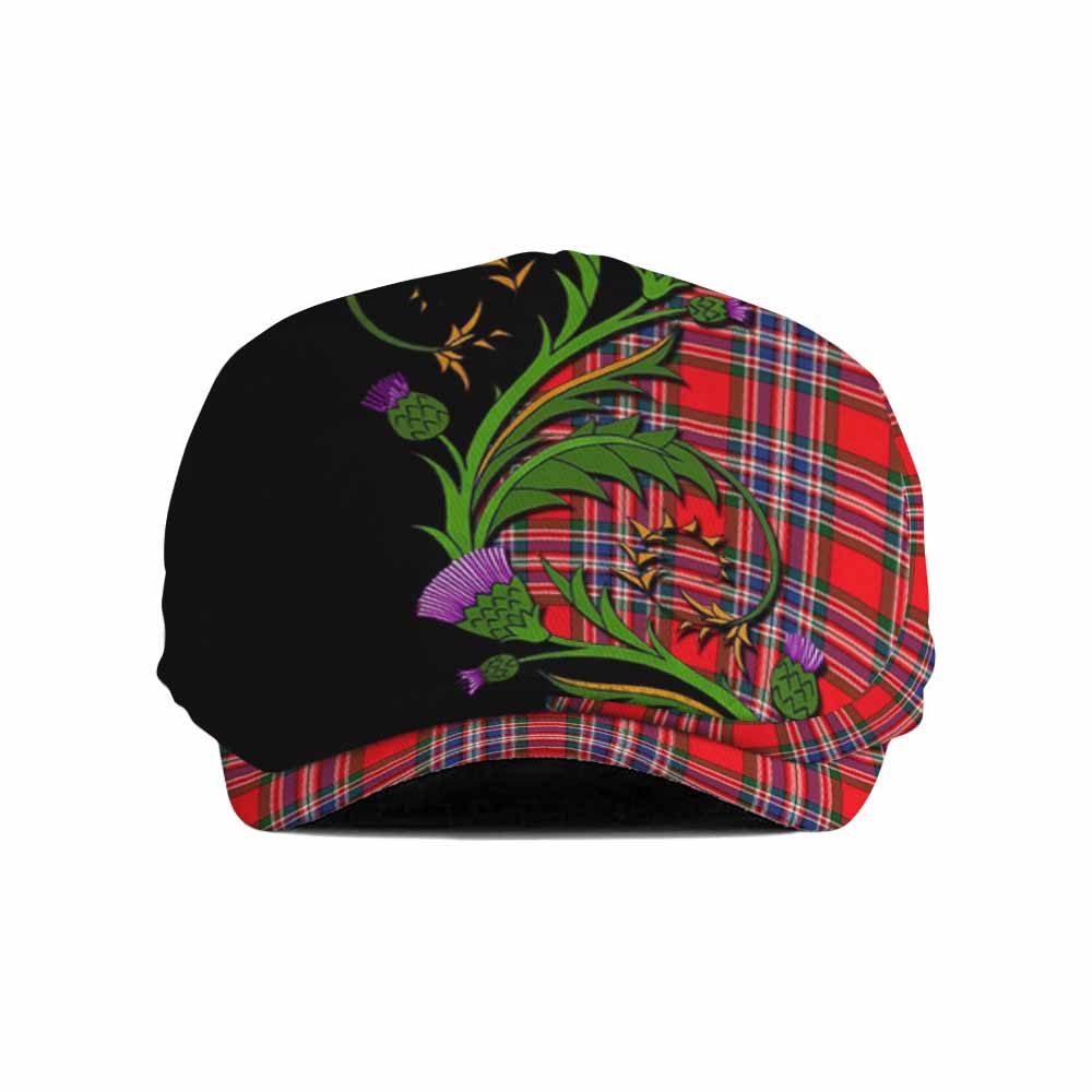MacFarlane (McFarlane) Tartan Flat Cap, Jeff Cap Scottish Thistle Pride Heritage Art Flat Cap - Tartan Vibes Clothing