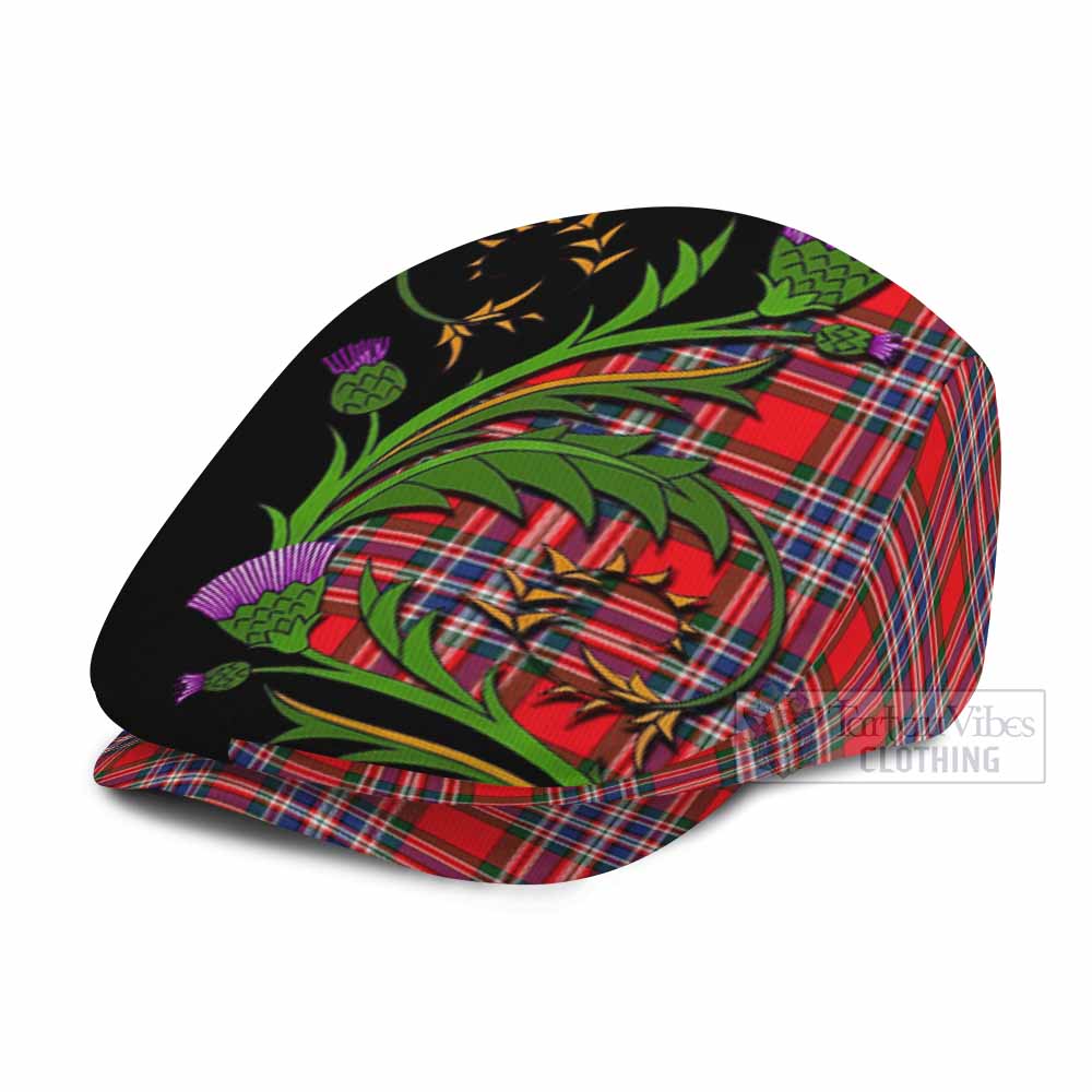 MacFarlane (McFarlane) Tartan Flat Cap, Jeff Cap Scottish Thistle Pride Heritage Art - Tartan Vibes Clothing