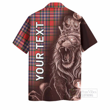MacFarlane (McFarlane) Tartan Hawaiian Shirt Roaring Lion Heritage