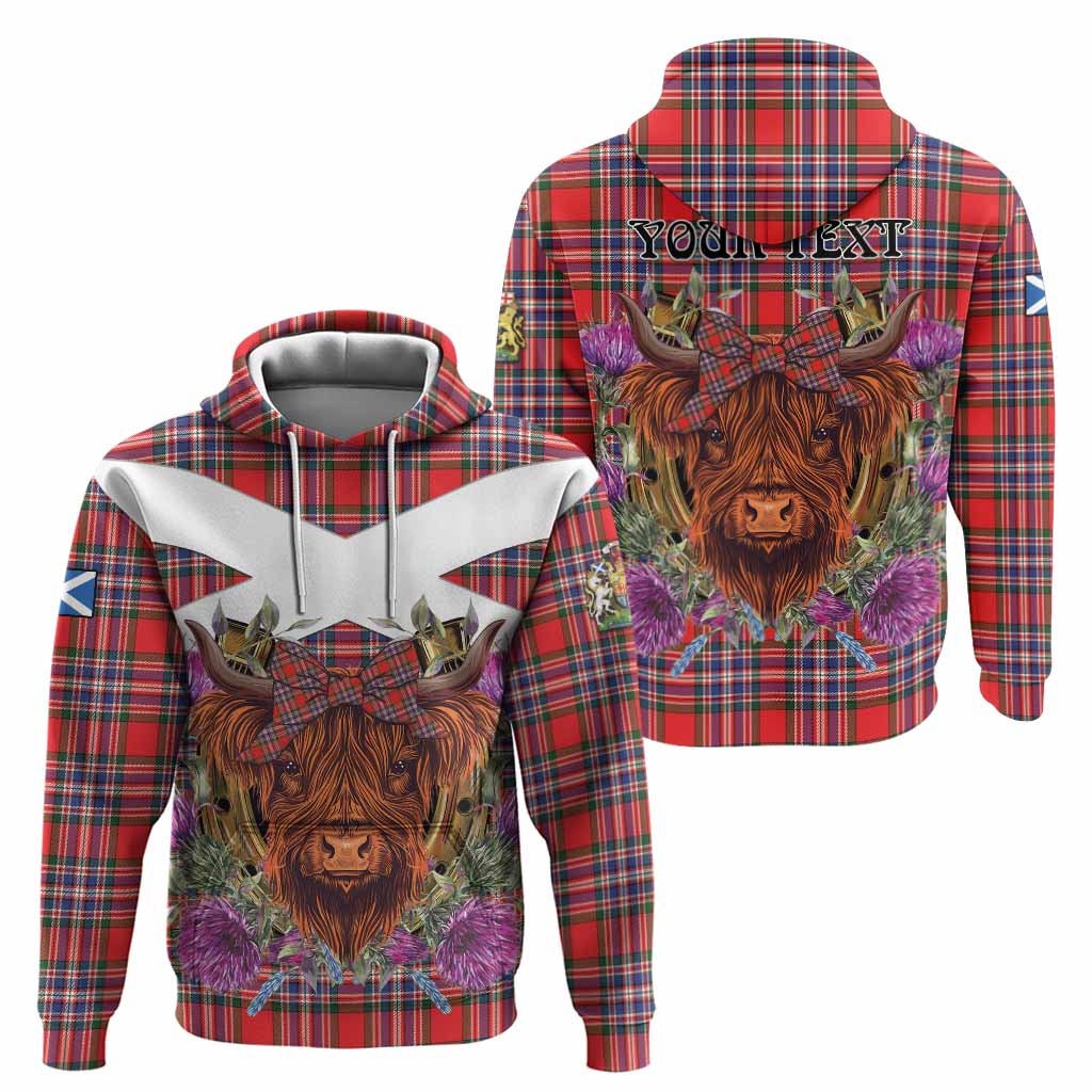 MacFarlane (McFarlane) Tartan Hoodie Scottish Thistle Heilan Coo