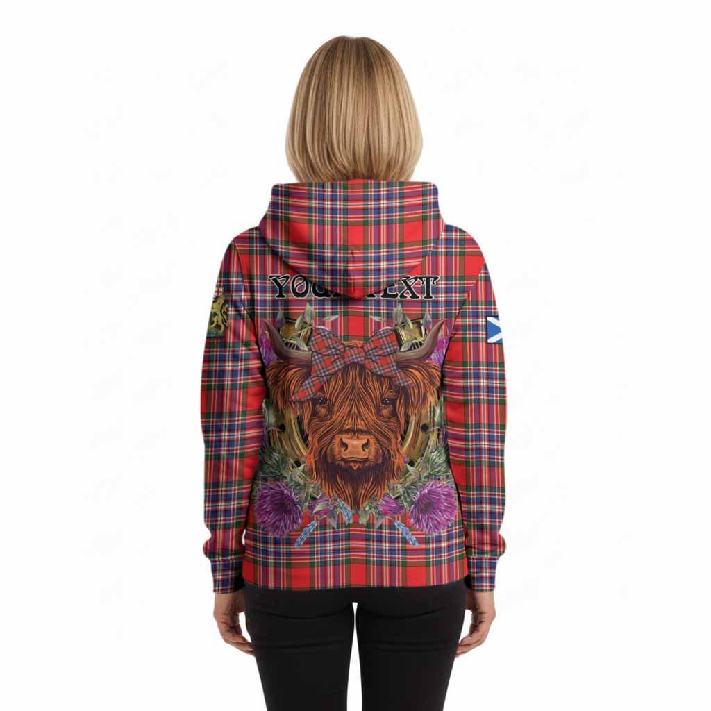 MacFarlane (McFarlane) Tartan Hoodie Scottish Thistle Heilan Coo