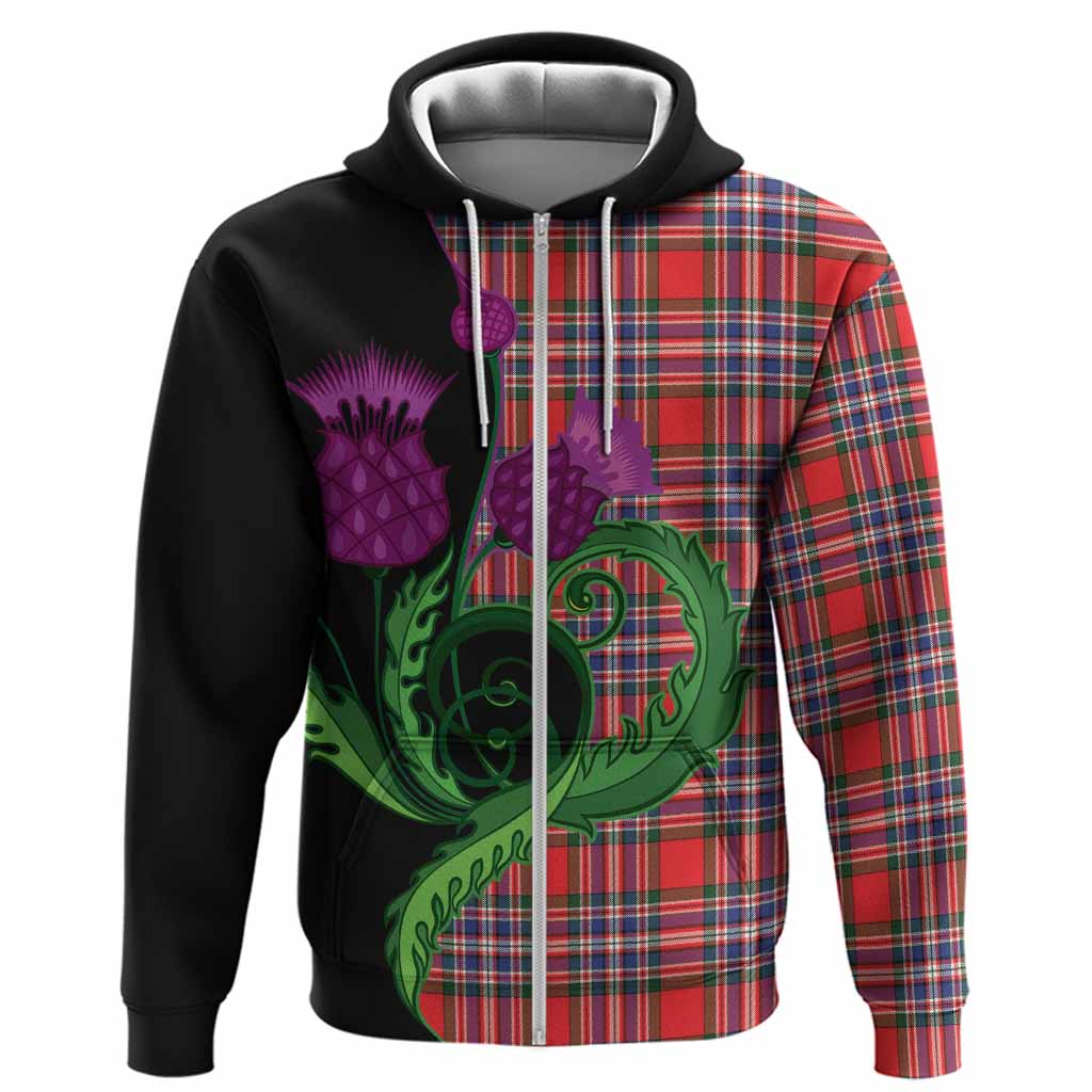 MacFarlane (McFarlane) Tartan Hoodie Traditional Scottish Thistle