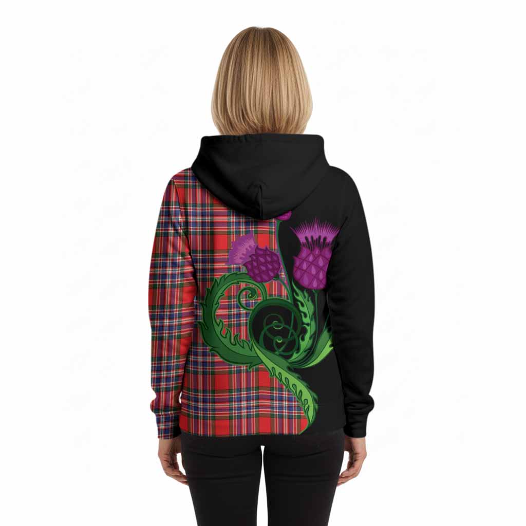 MacFarlane (McFarlane) Tartan Hoodie Traditional Scottish Thistle