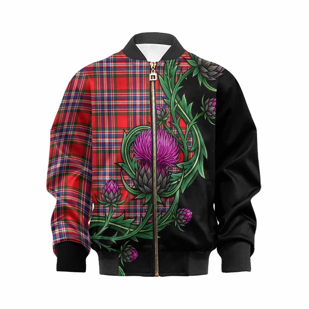 MacFarlane (McFarlane) Tartan Kid Bomber Jacket Resilient Scottish Thistle Kid XS - Tartan Vibes Clothing